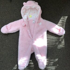 Light pink Cat & Jack snowsuit 3 months